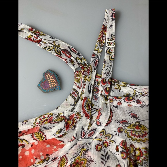 Torrid sheer floral chiffon tank top, super cute! Size 2X - Picture 5 of 5